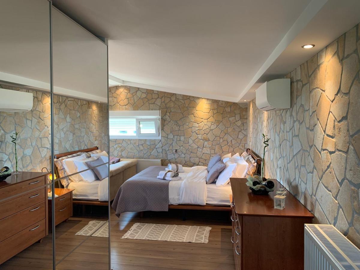 Doormat# Wait 'N Sea, Jacuzzi, Luxury Stone House Epanomi Exterior foto