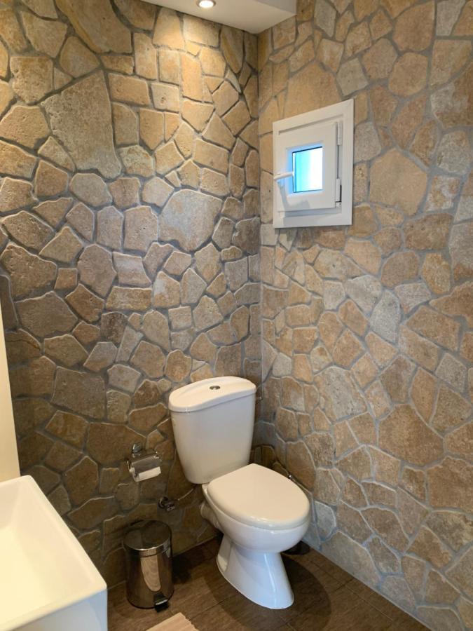 Doormat# Wait 'N Sea, Jacuzzi, Luxury Stone House Epanomi Exterior foto