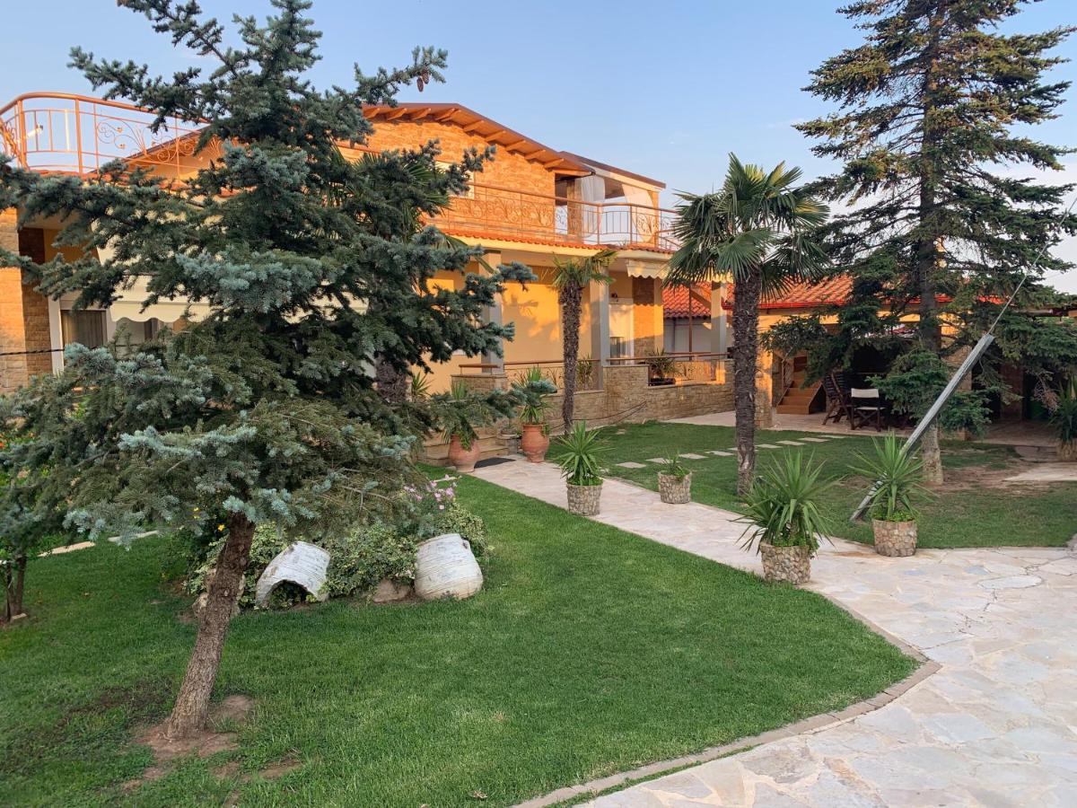 Doormat# Wait 'N Sea, Jacuzzi, Luxury Stone House Epanomi Exterior foto
