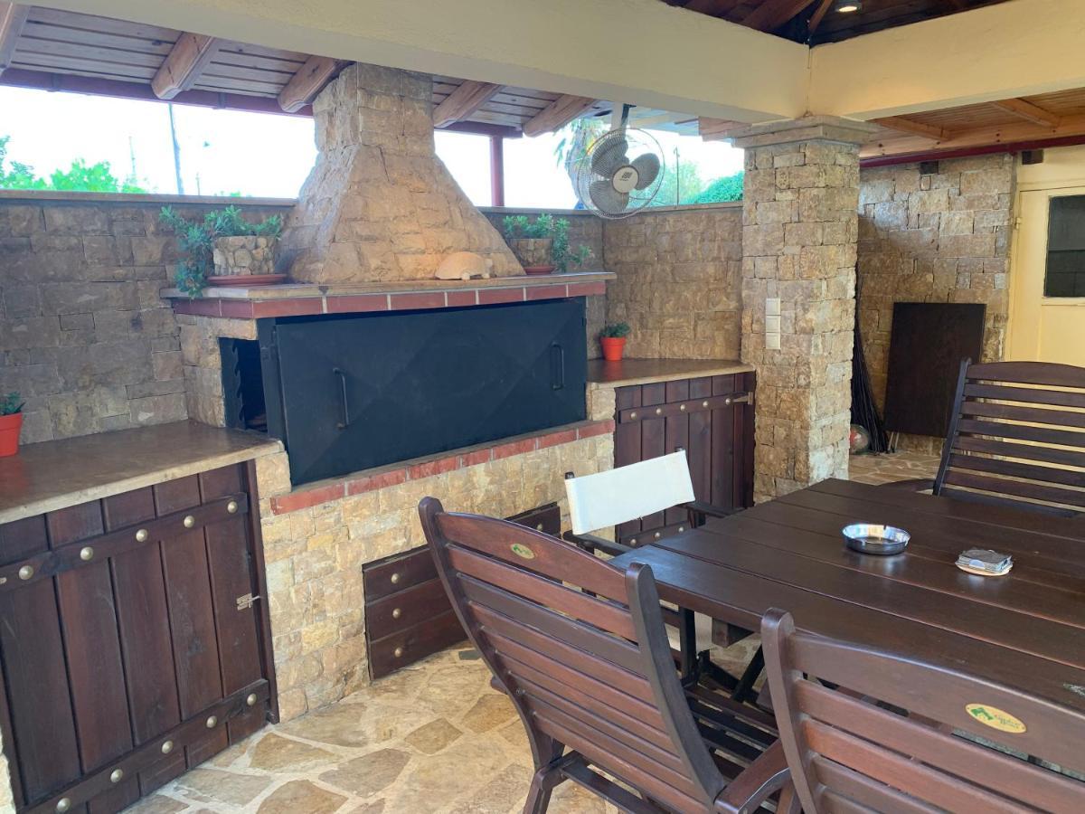 Doormat# Wait 'N Sea, Jacuzzi, Luxury Stone House Epanomi Exterior foto