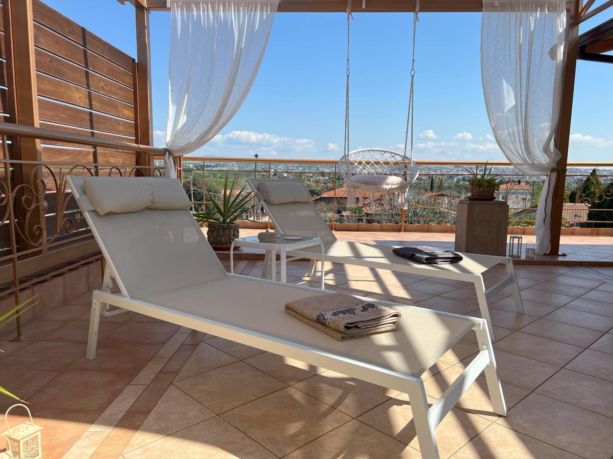 Doormat# Wait 'N Sea, Jacuzzi, Luxury Stone House Epanomi Exterior foto